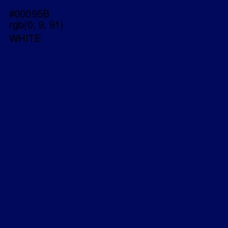 #00095B - Gulf Blue Color Image